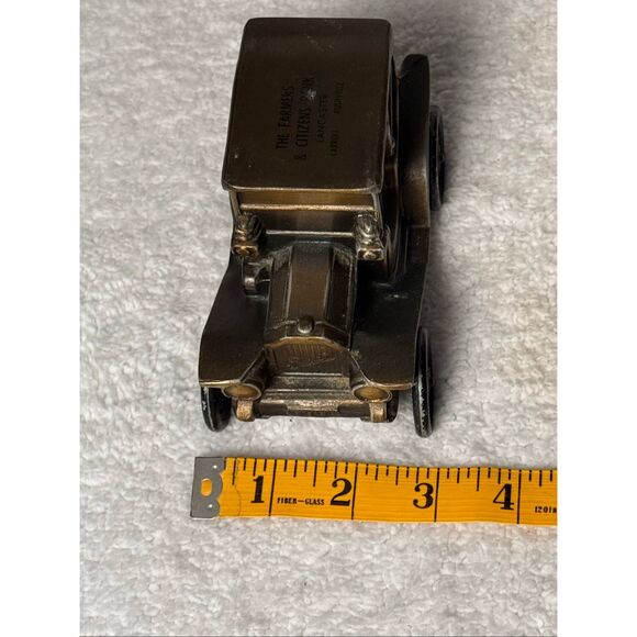 Vintage Banthrico 1908 Buick Die Cast Metal Car Coin Bank - Picture 9 of 10